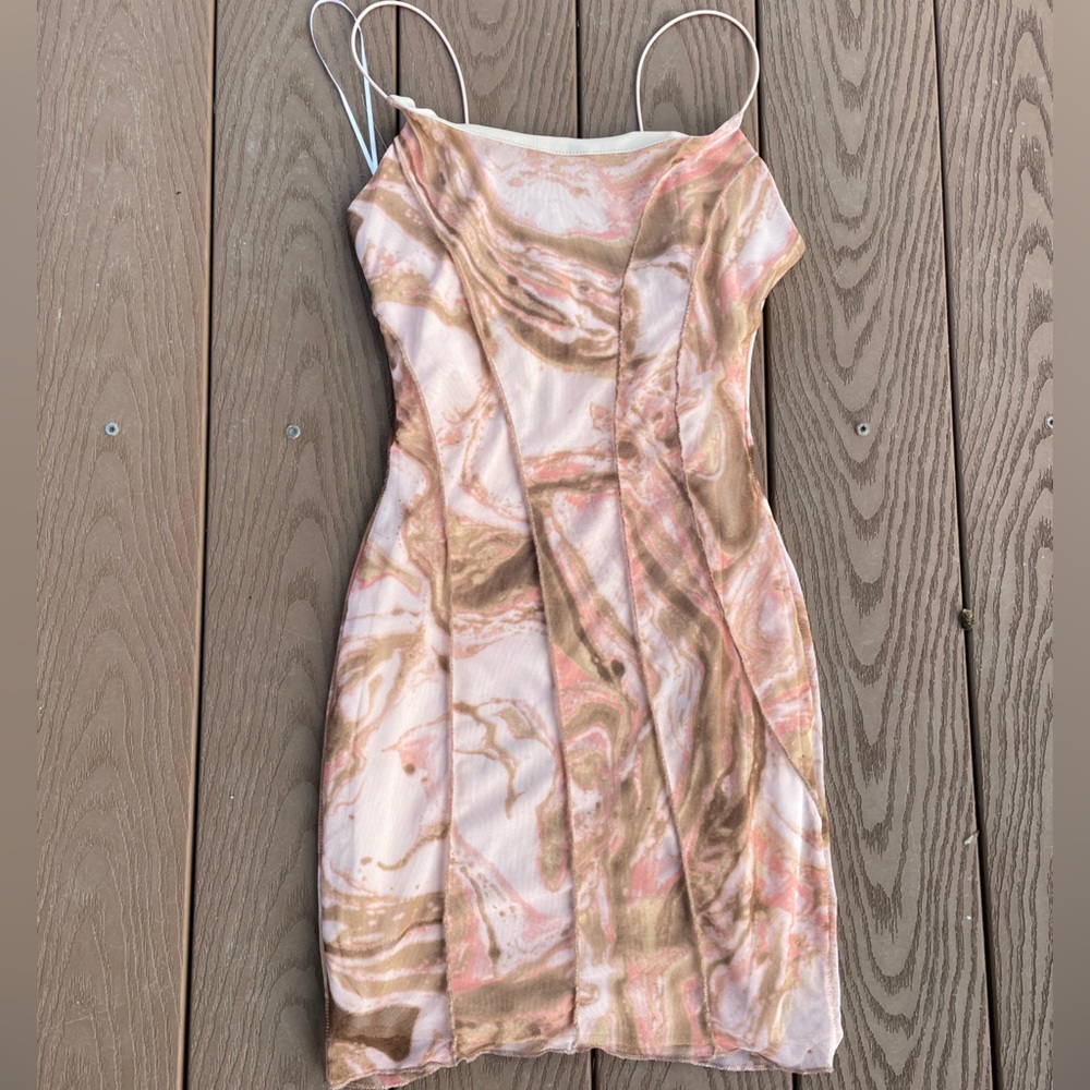 Marble mini Dress